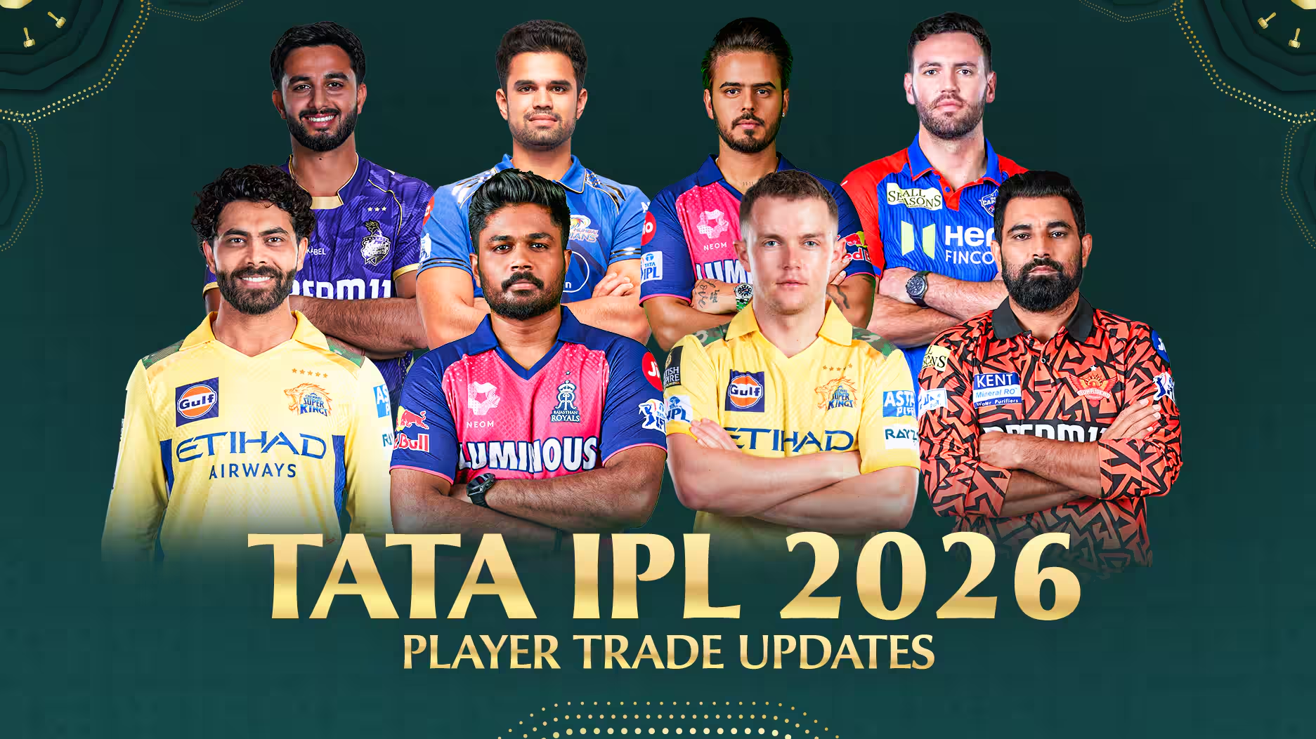 IPL 2026 all desi teams and captains - kheloyaa360s
